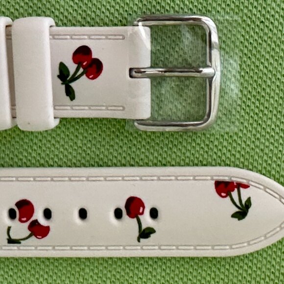 COACH APPLE WATCH STRAP 38mm/40mm/41mm:NIB CHERRIES CAX40 - Picture 7 of 8